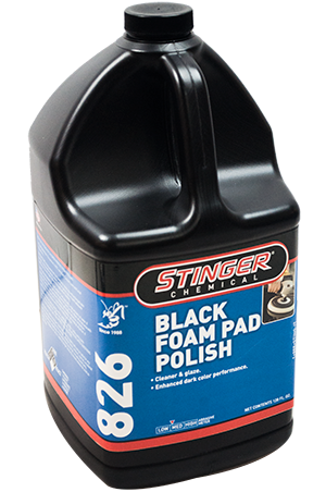826 Black Foam Pad Polish